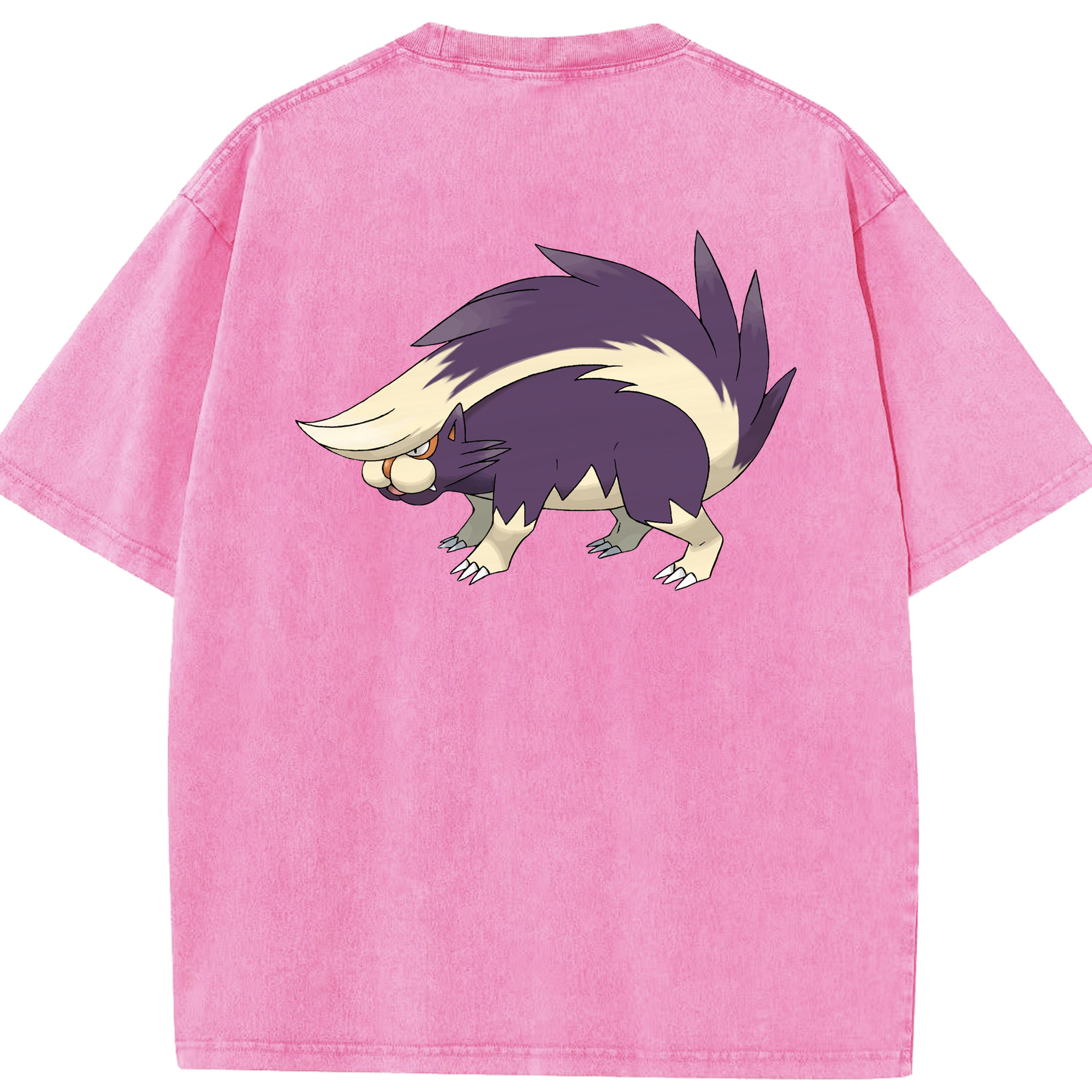 （画像用） ポケットモンスター Pokémon 綿100% ヴィンテージ風 半袖Tシャツ（背面プリント）